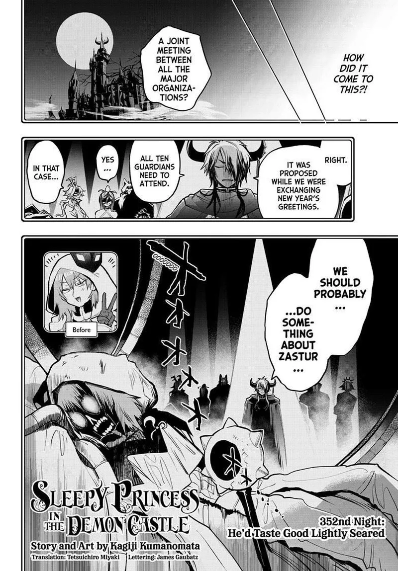 Maou-jou de Oyasumi Chapter 352 page 2