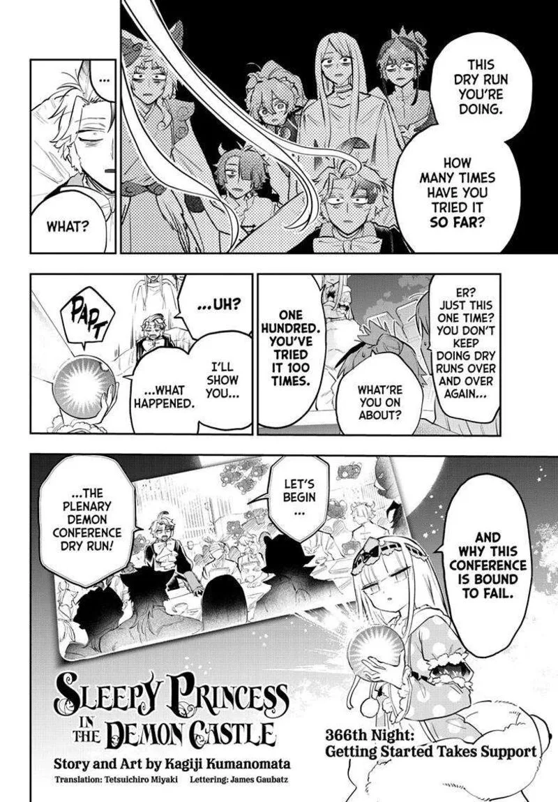 Maou-jou de Oyasumi Chapter 366 page 2