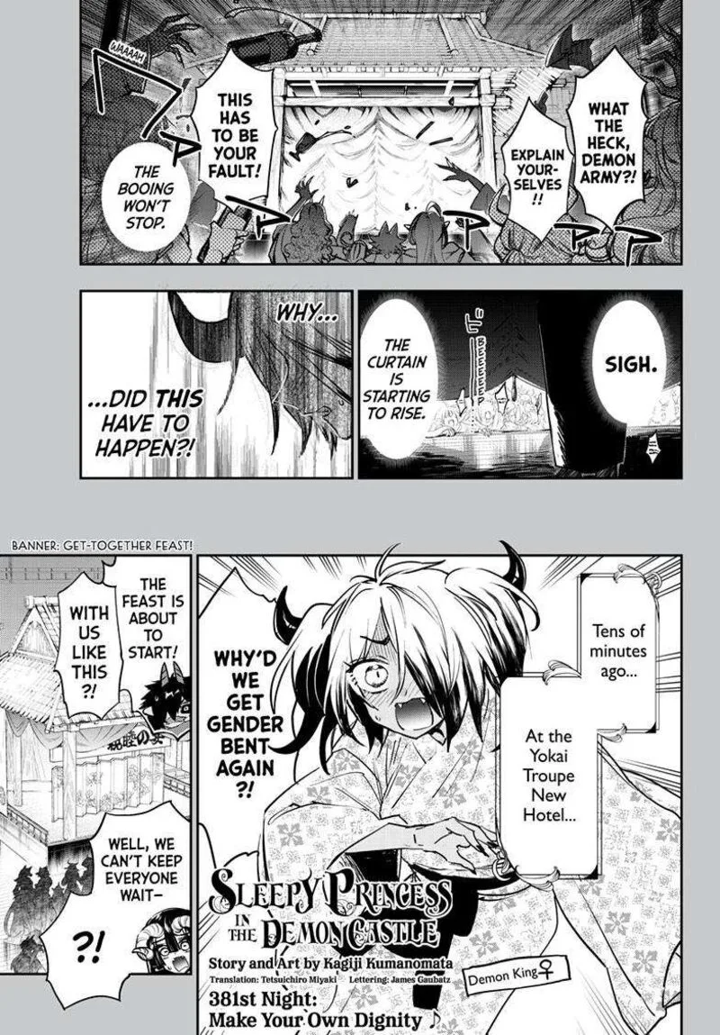 Maou-jou de Oyasumi Chapter 381 page 2