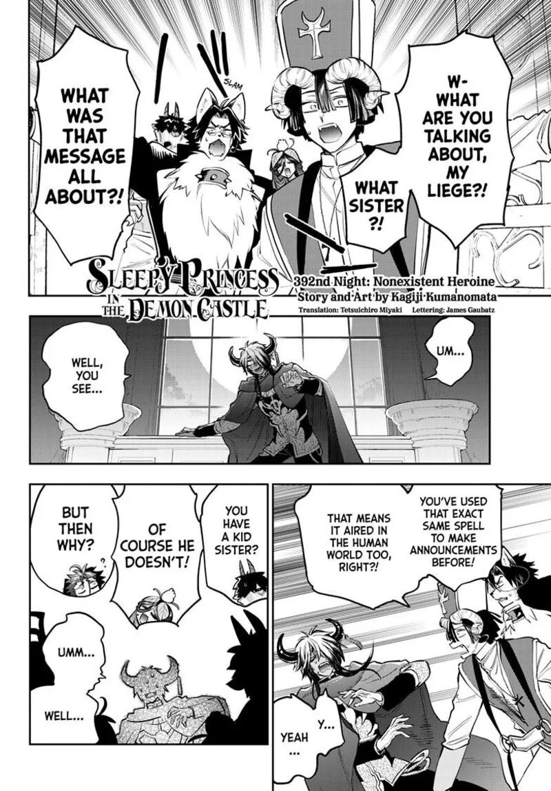 Maou-jou de Oyasumi Chapter 392 page 3