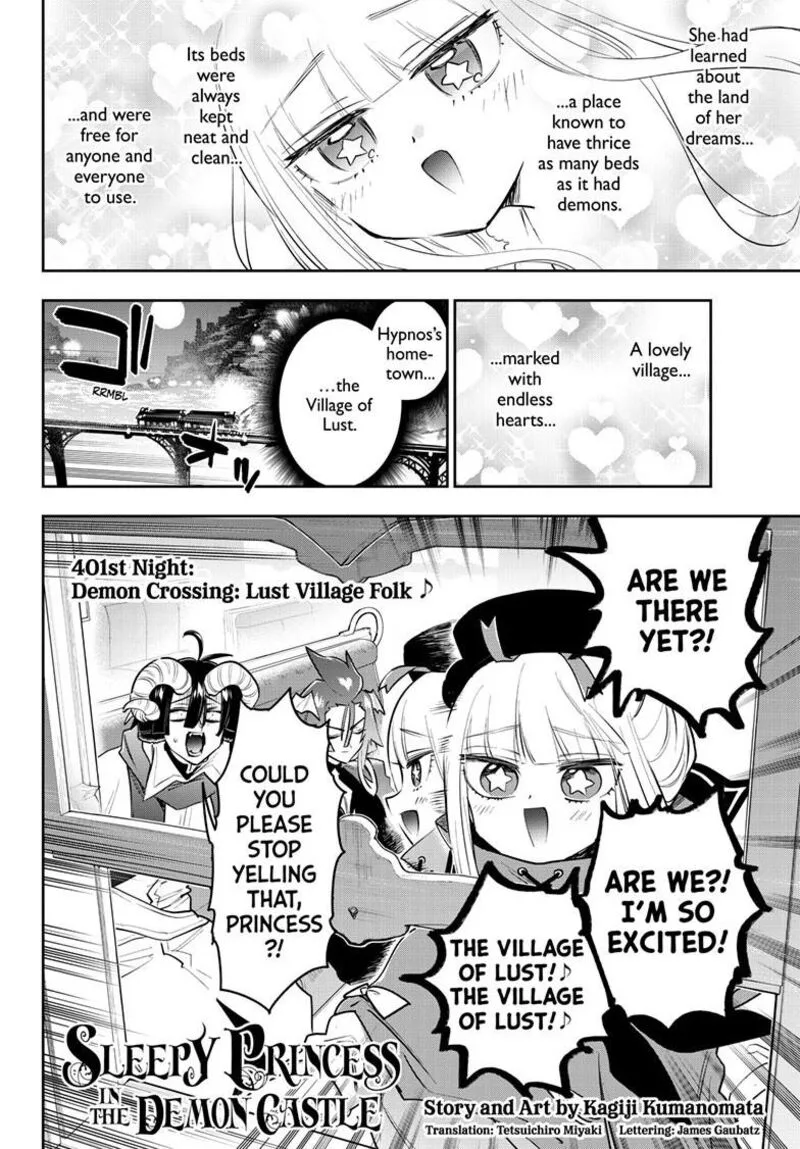 Maou-jou de Oyasumi Chapter 401 page 2