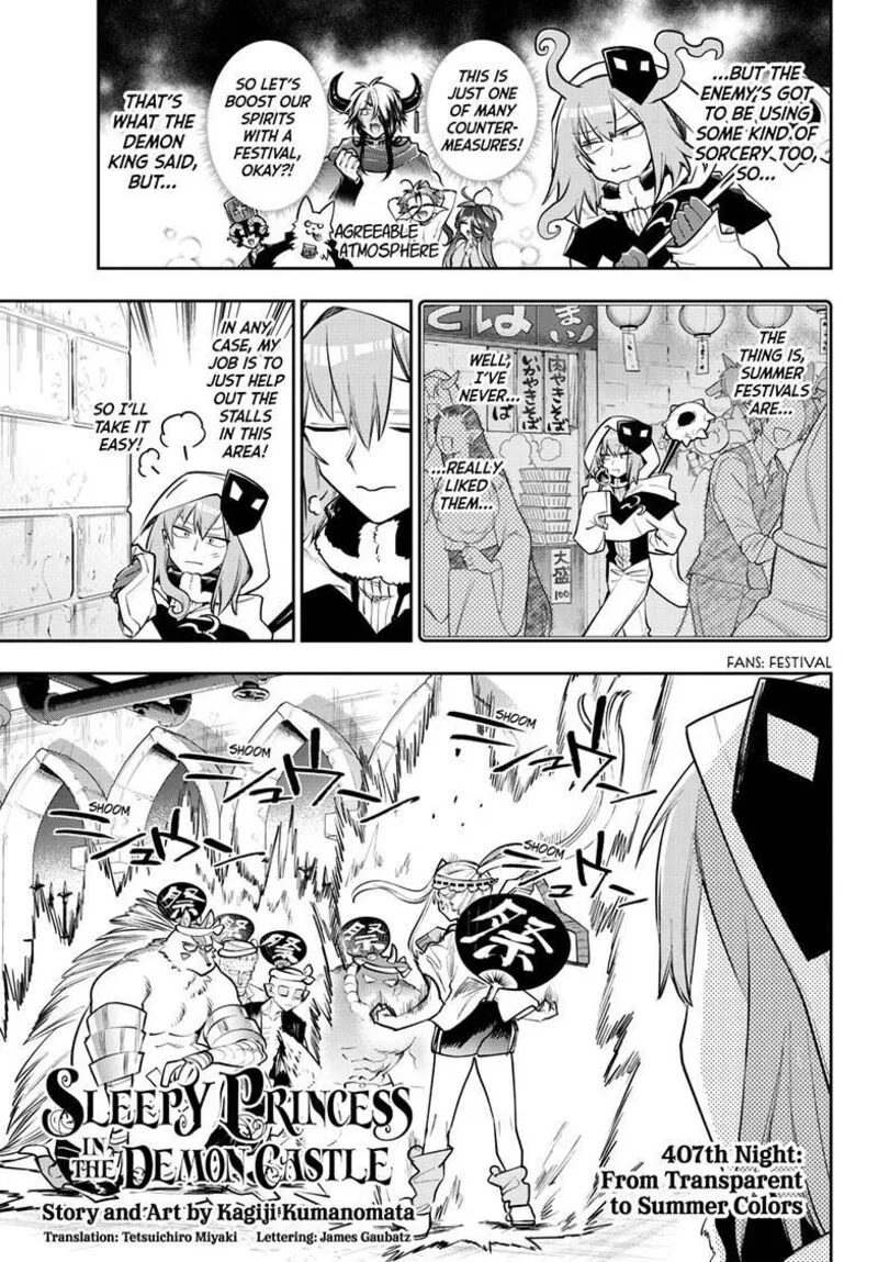 Maou-jou de Oyasumi Chapter 407 page 3