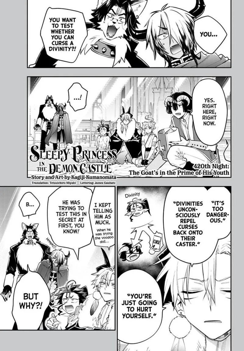 Maou-jou de Oyasumi Chapter 420 page 2