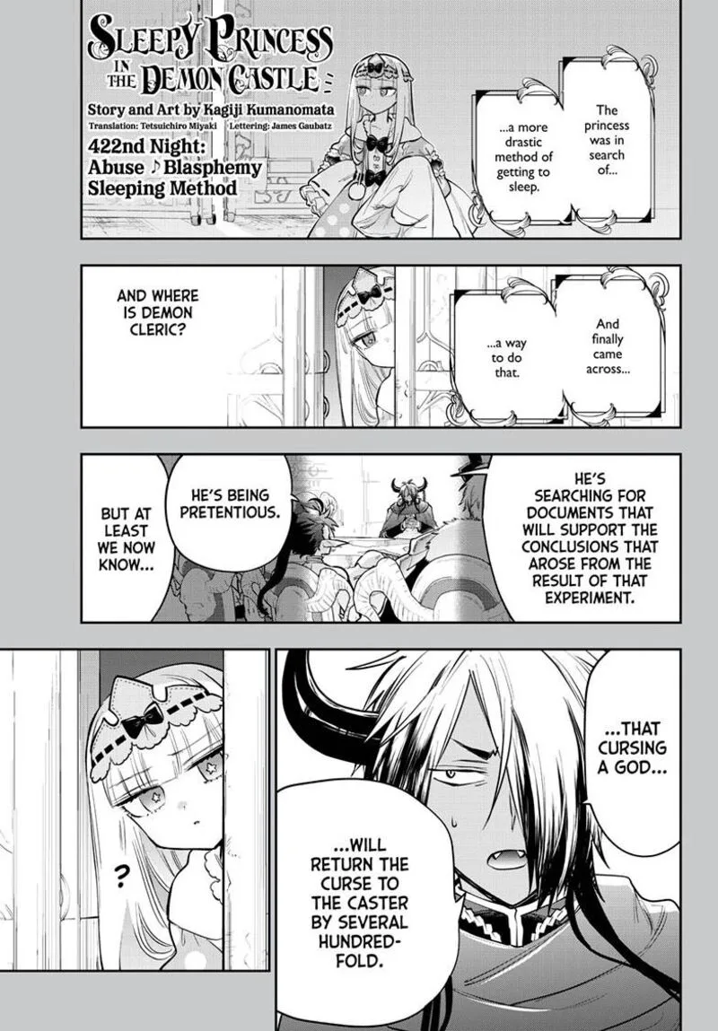 Maou-jou de Oyasumi Chapter 422 page 2