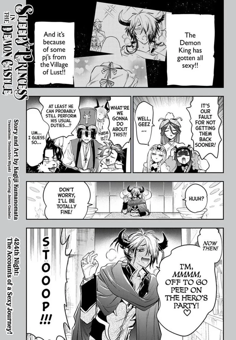 Maou-jou de Oyasumi Chapter 424 page 2