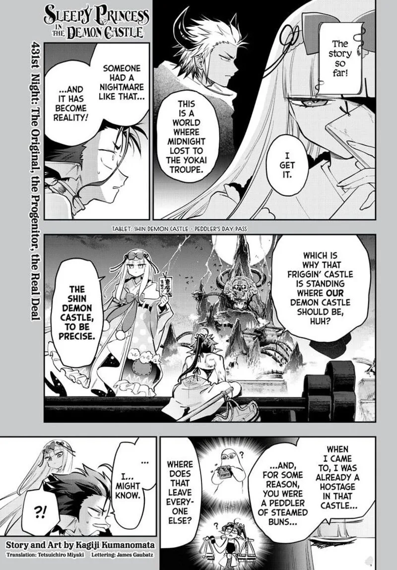 Maou-jou de Oyasumi Chapter 431 page 1