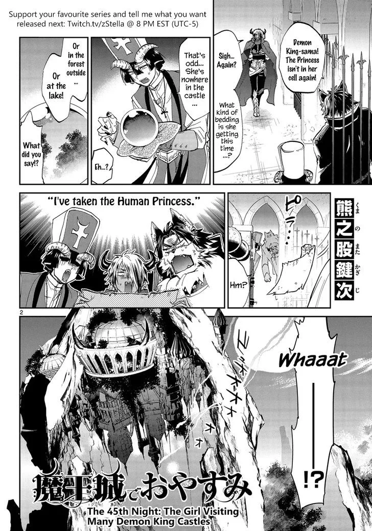 Maou-jou de Oyasumi Chapter 45 page 2