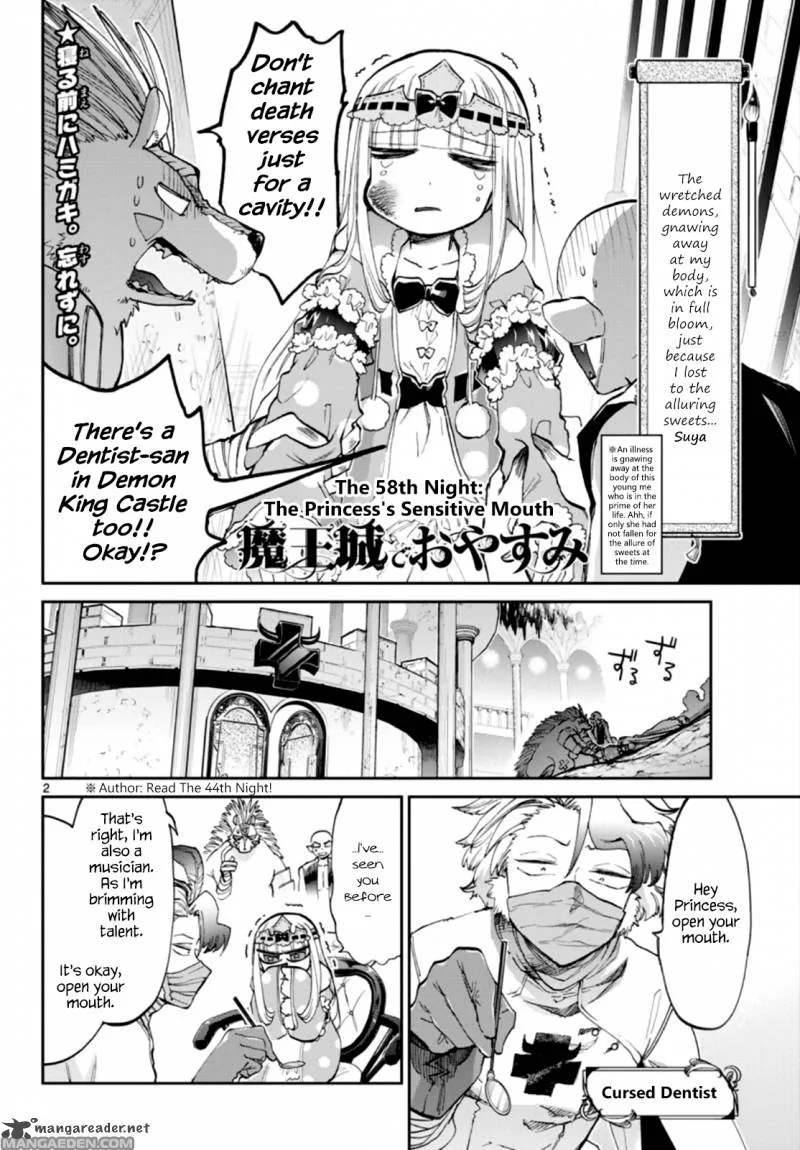 Maou-jou de Oyasumi Chapter 58 page 2