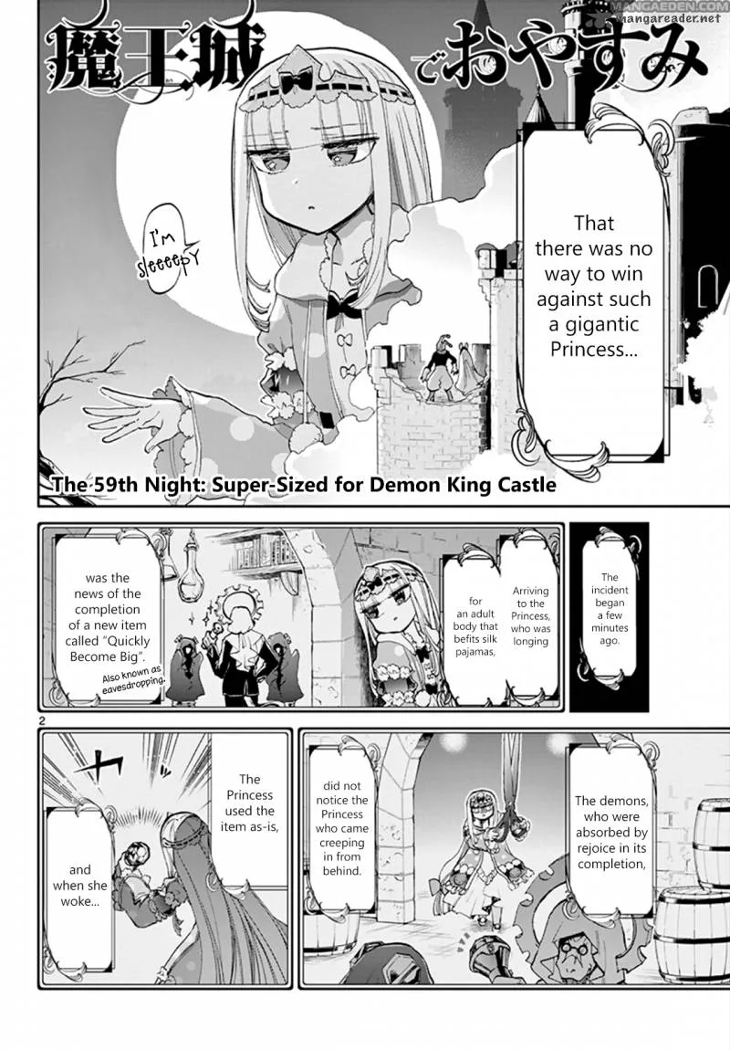 Maou-jou de Oyasumi Chapter 59 page 2