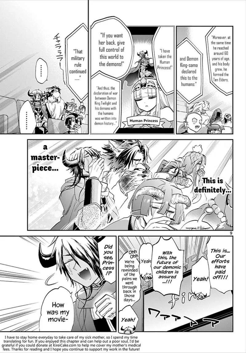 Maou-jou de Oyasumi Chapter 87 page 9