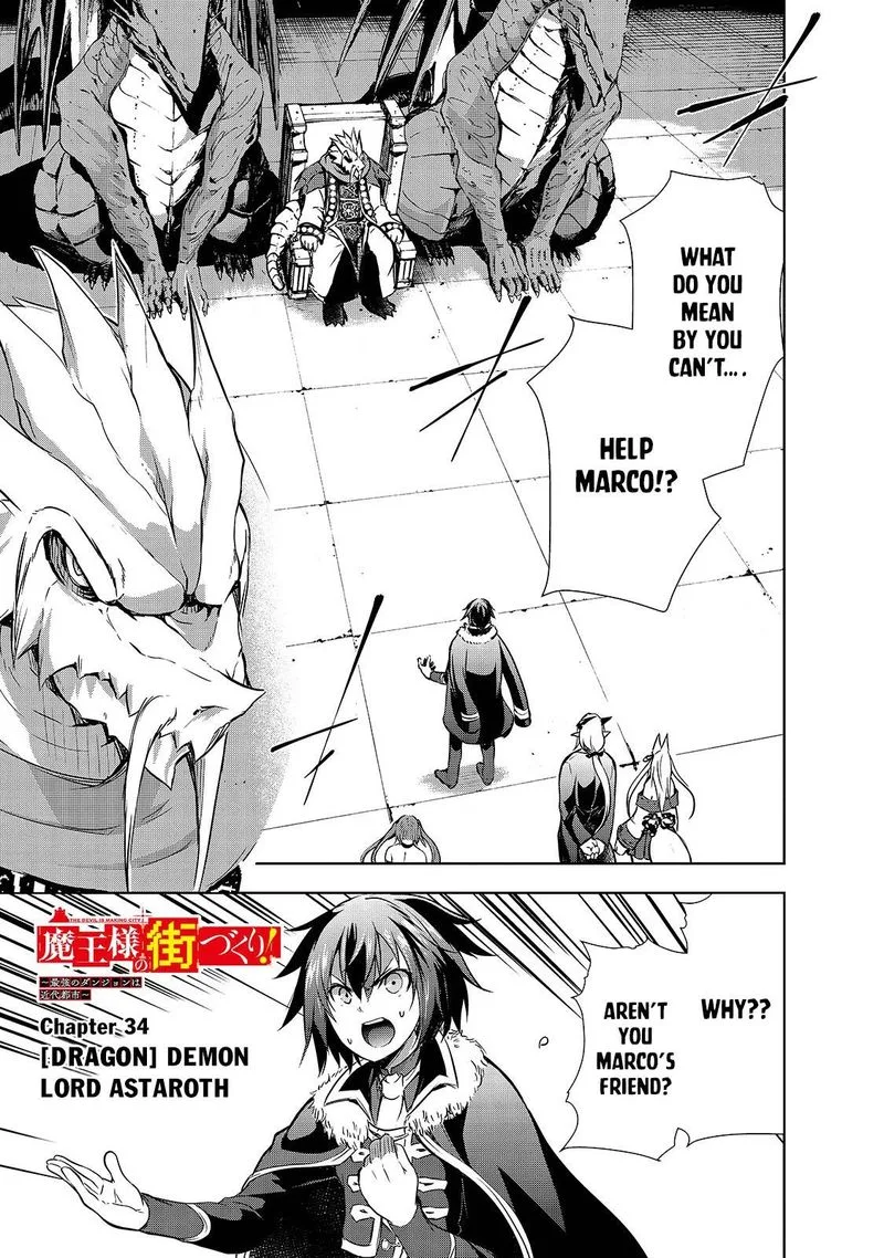 Maou-sama no Machizukuri! ~Saikyou no Danjon wa Kindai Toshi~ Chapter 34 page 1