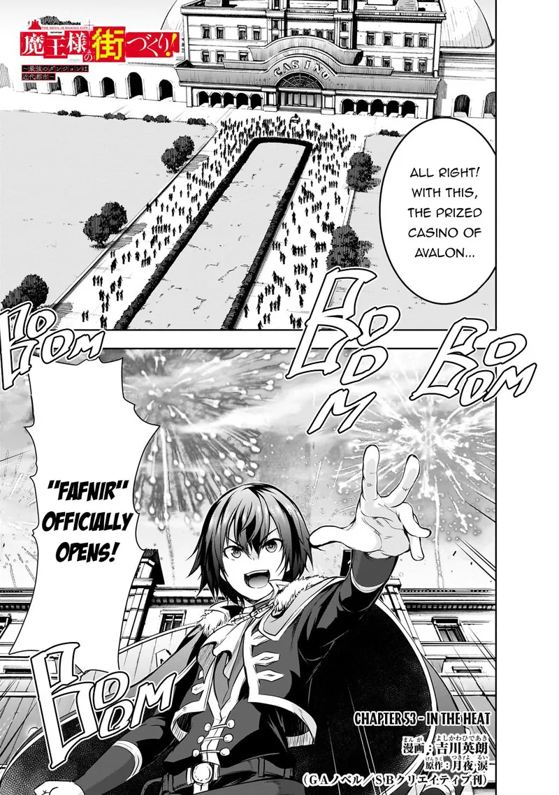 Maou-sama no Machizukuri! ~Saikyou no Danjon wa Kindai Toshi~ Chapter 53 page 1
