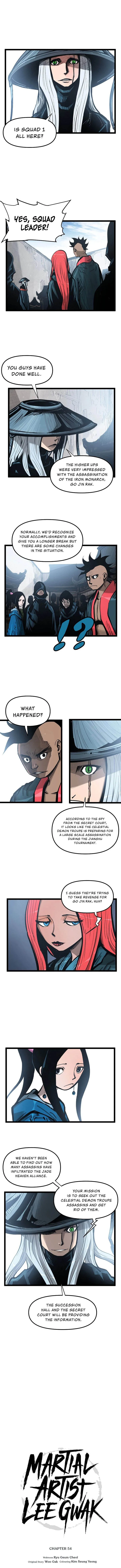Martial Artist Lee Gwak Chapter 54 page 1