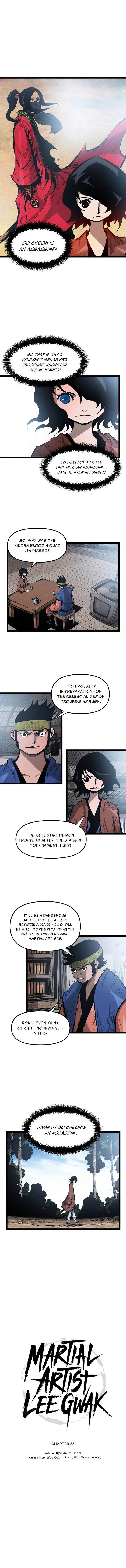 Martial Artist Lee Gwak Chapter 55 page 1