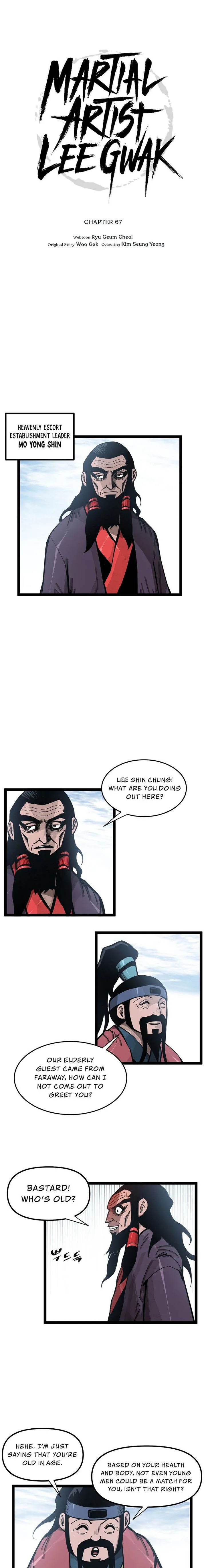 Martial Artist Lee Gwak Chapter 67 page 1