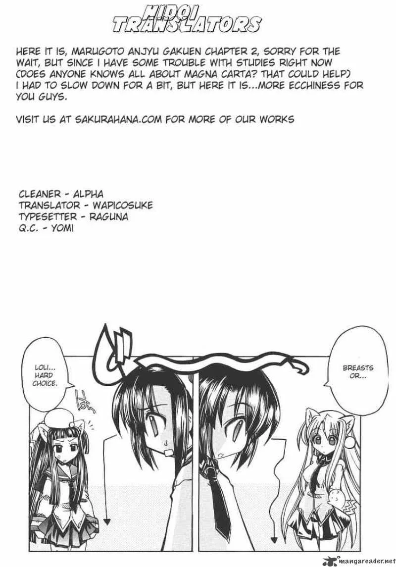 Marugoto Anjyu Gakuen Chapter 2 page 24