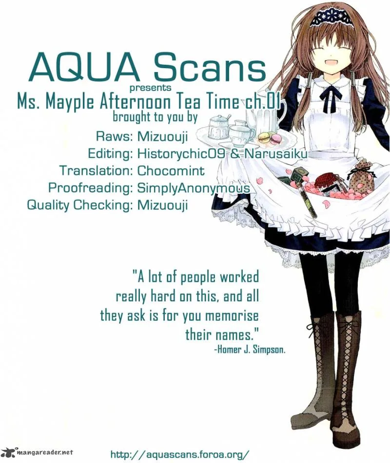 Mayple-san no Koucha Jikan Chapter 1 page 1