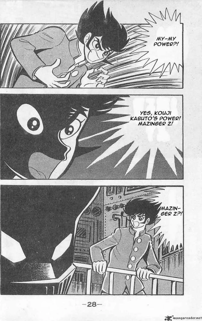 Mazinger Z Chapter 1 page 28