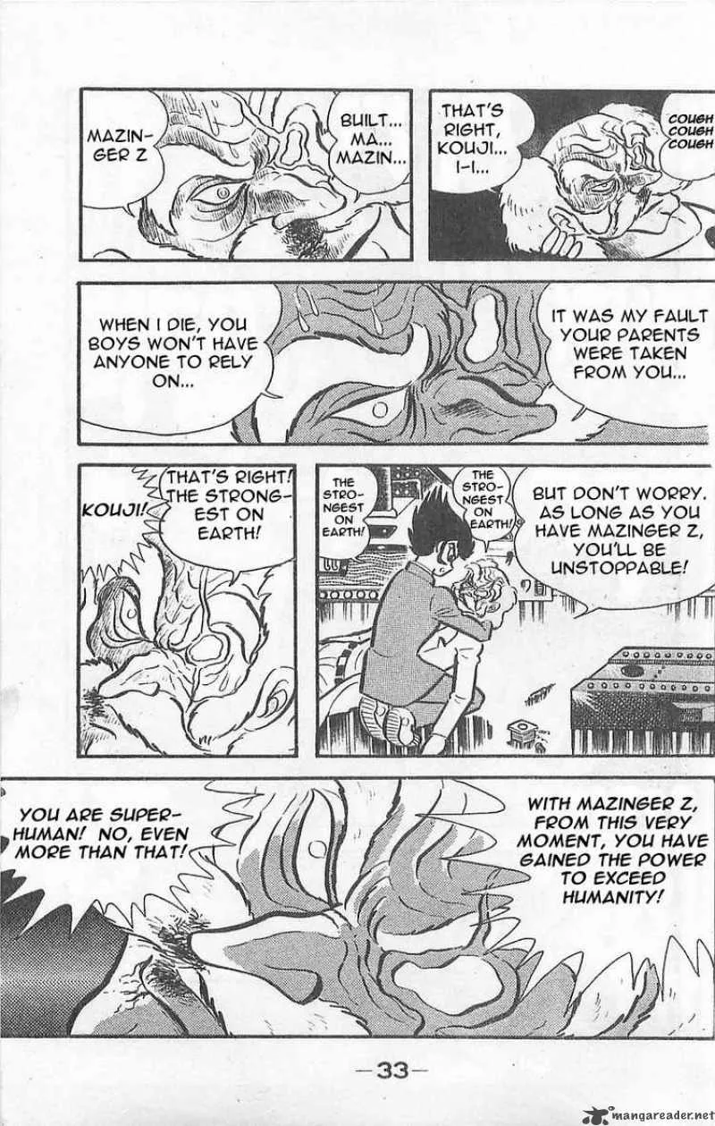 Mazinger Z Chapter 1 page 33