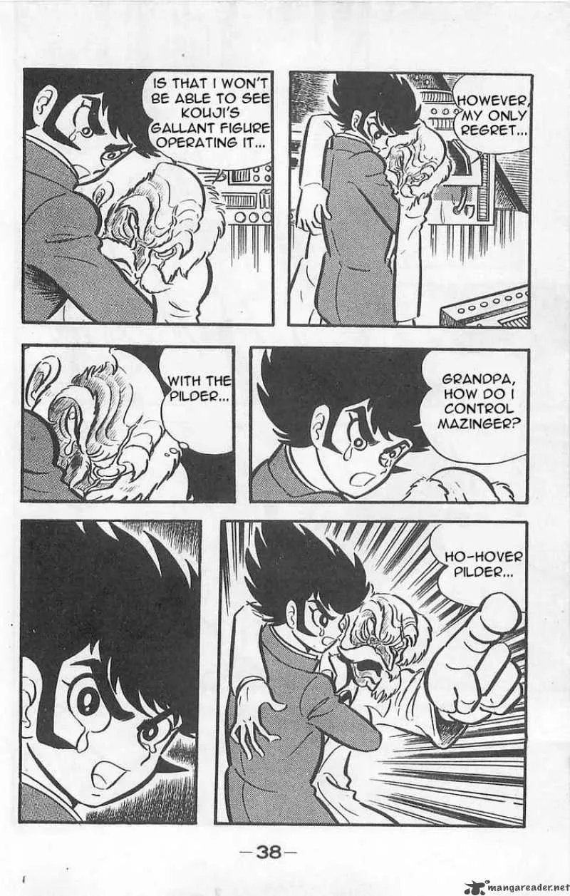 Mazinger Z Chapter 1 page 38