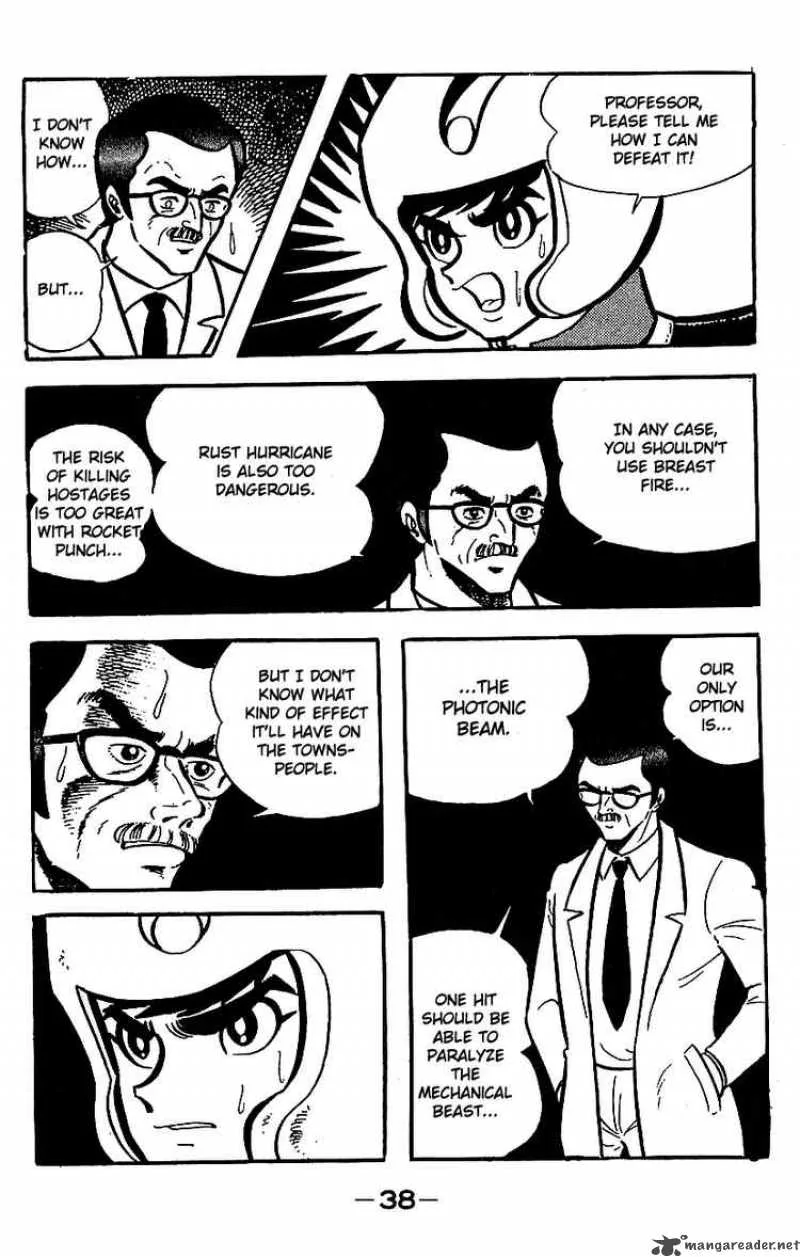 Mazinger Z Chapter 3 page 36
