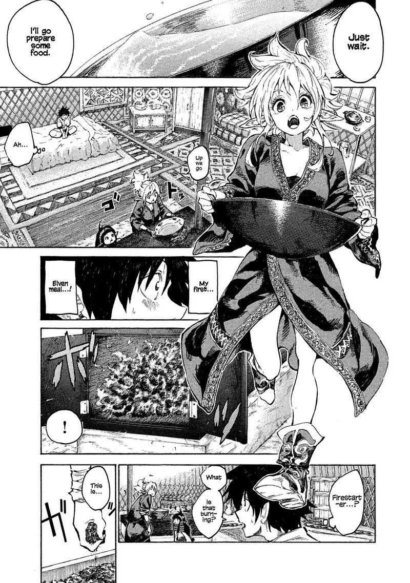Mazumeshi Elf to Yuuboku-gurashi Chapter 1 page 14
