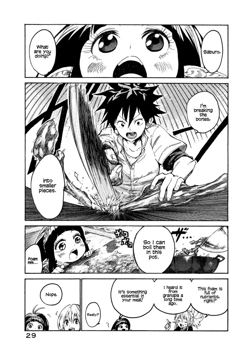 Mazumeshi Elf to Yuuboku-gurashi Chapter 1 page 28