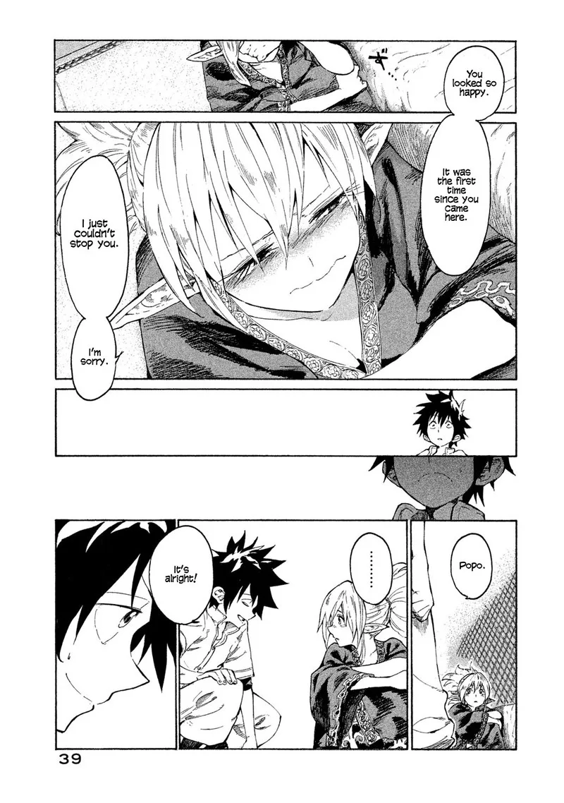 Mazumeshi Elf to Yuuboku-gurashi Chapter 1 page 38