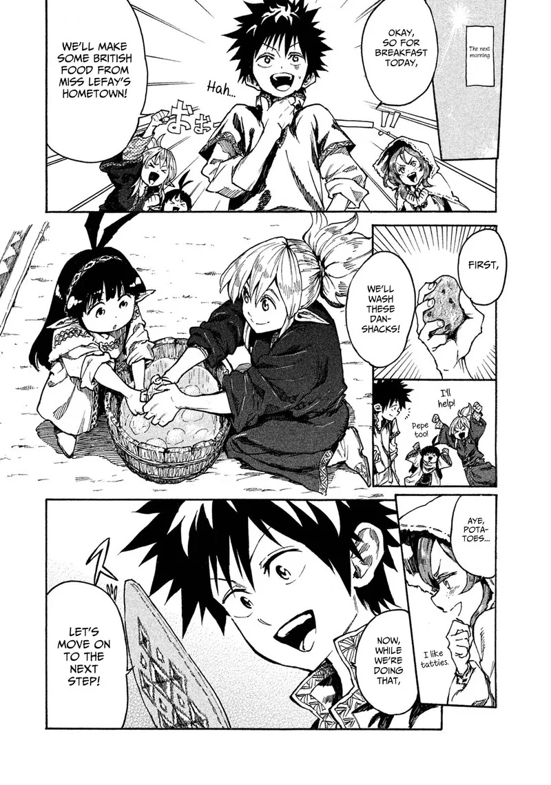 Mazumeshi Elf to Yuuboku-gurashi Chapter 10 page 22