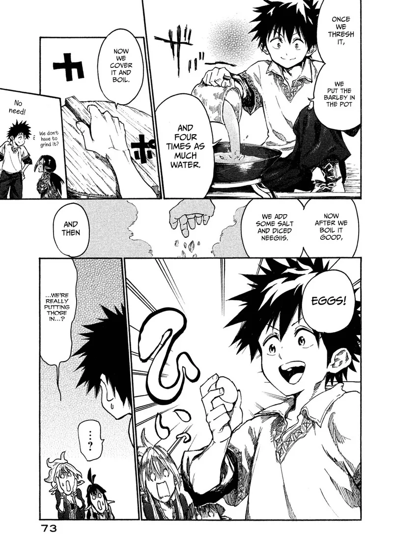 Mazumeshi Elf to Yuuboku-gurashi Chapter 13 page 21