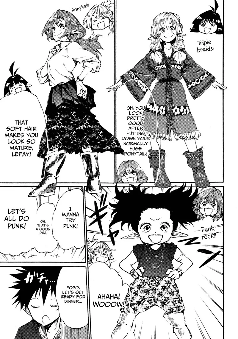 Mazumeshi Elf to Yuuboku-gurashi Chapter 16.1 page 2