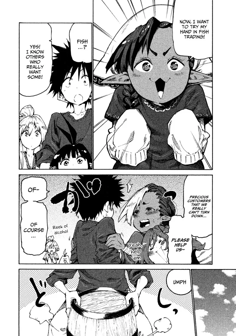 Mazumeshi Elf to Yuuboku-gurashi Chapter 28 page 8