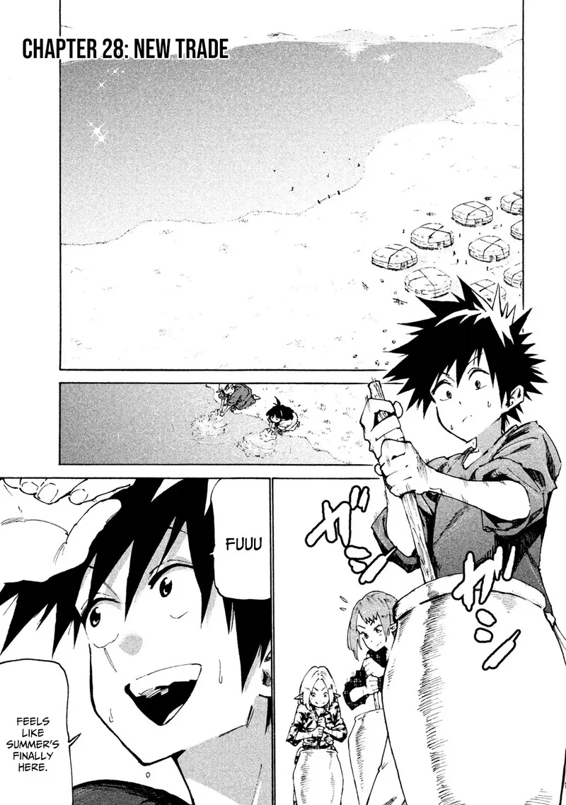 Mazumeshi Elf to Yuuboku-gurashi Chapter 28 page 1