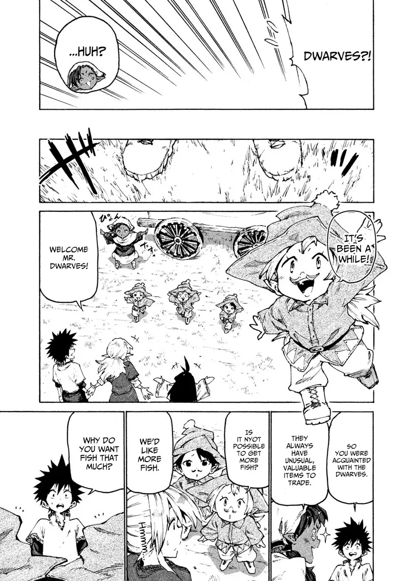 Mazumeshi Elf to Yuuboku-gurashi Chapter 28 page 13