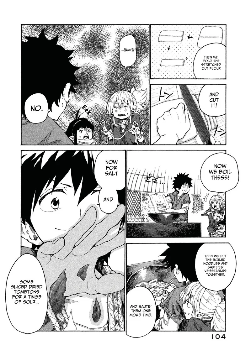 Mazumeshi Elf to Yuuboku-gurashi Chapter 3 page 16