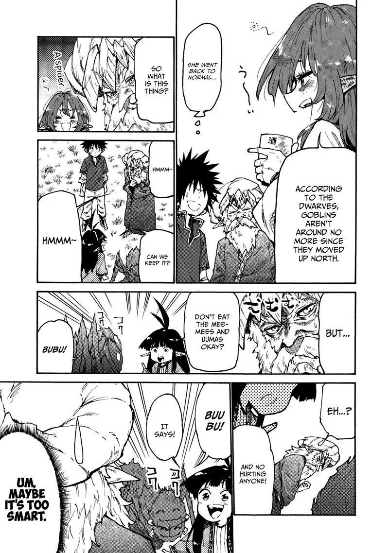 Mazumeshi Elf to Yuuboku-gurashi Chapter 33 page 19