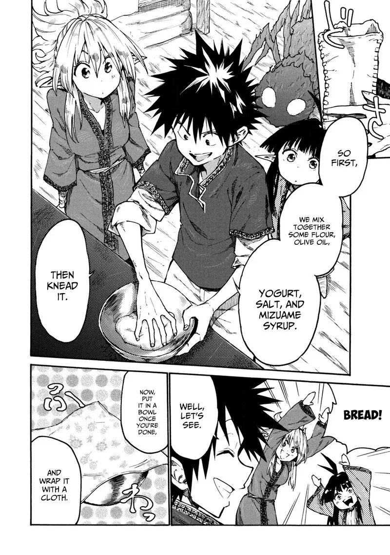 Mazumeshi Elf to Yuuboku-gurashi Chapter 33 page 22