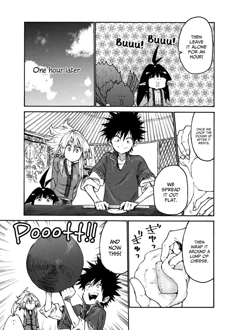 Mazumeshi Elf to Yuuboku-gurashi Chapter 33 page 23
