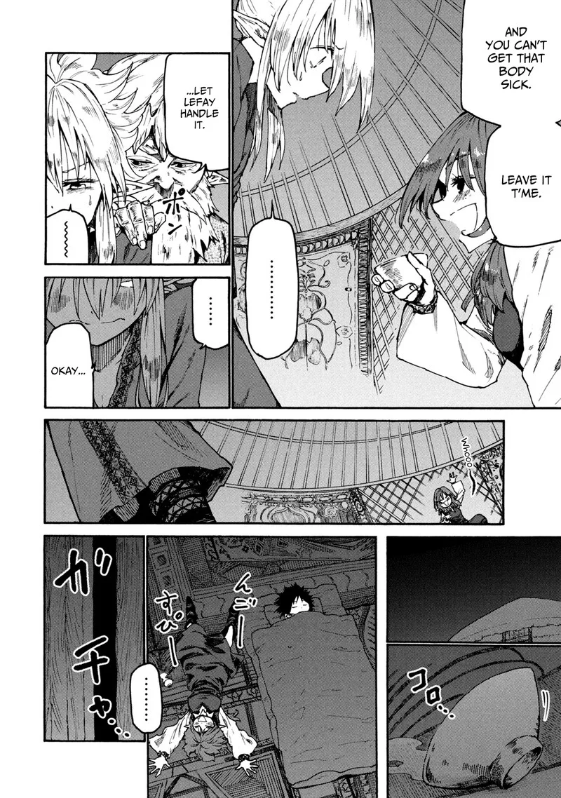 Mazumeshi Elf to Yuuboku-gurashi Chapter 34 page 10