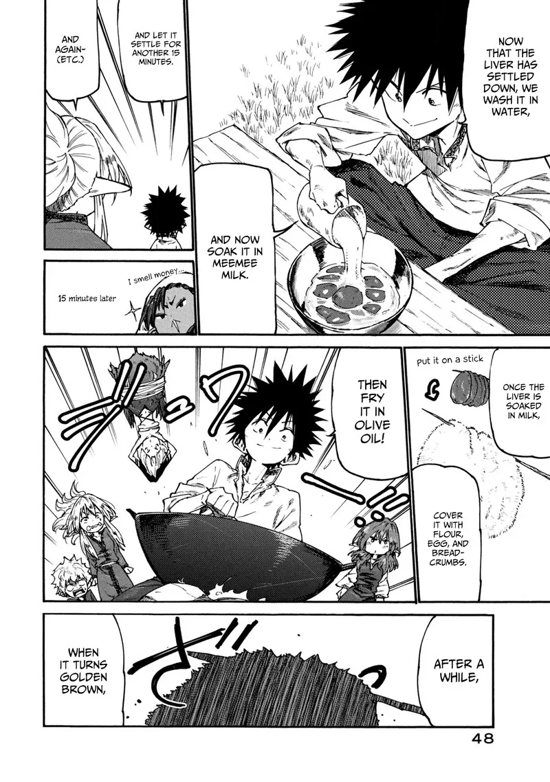 Mazumeshi Elf to Yuuboku-gurashi Chapter 34 page 22