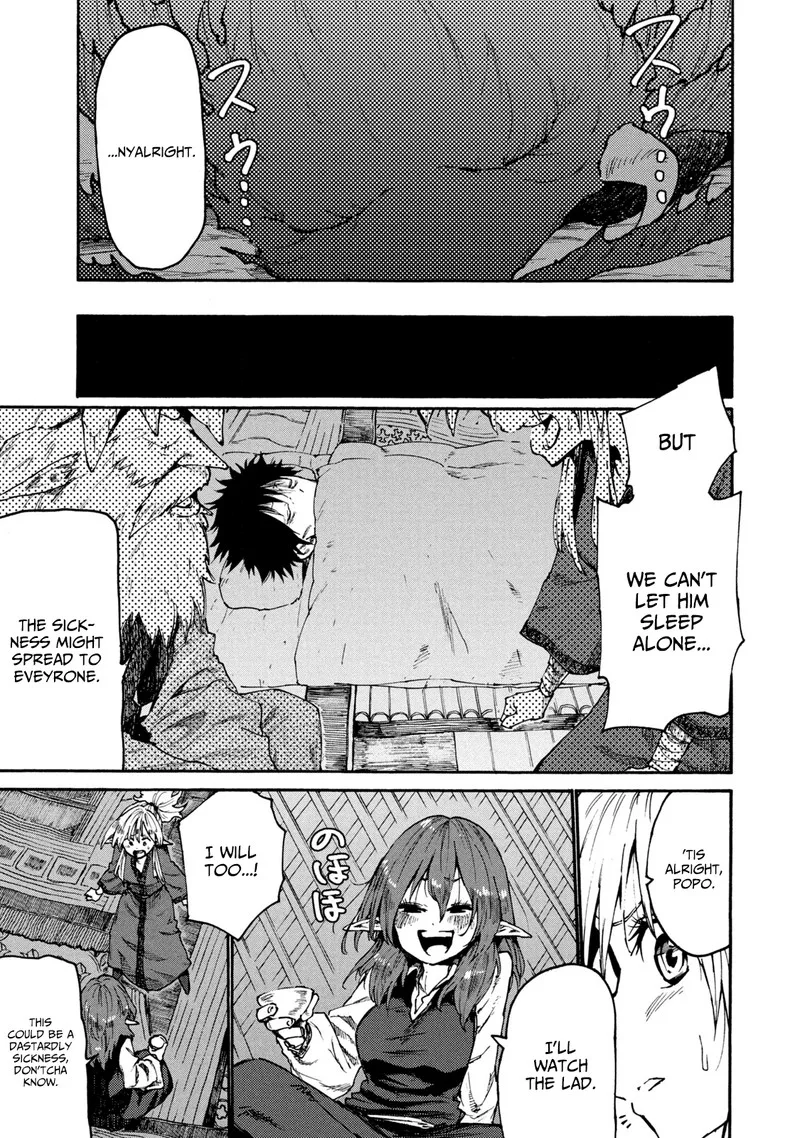 Mazumeshi Elf to Yuuboku-gurashi Chapter 34 page 9