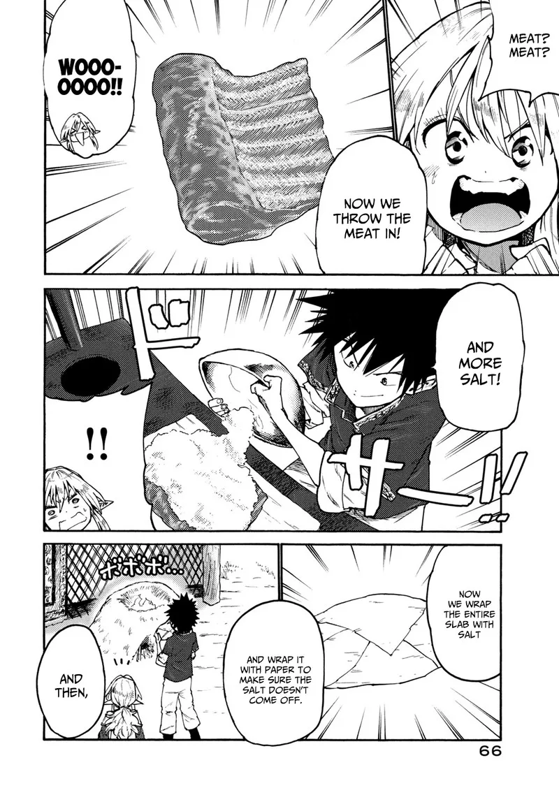 Mazumeshi Elf to Yuuboku-gurashi Chapter 35 page 14
