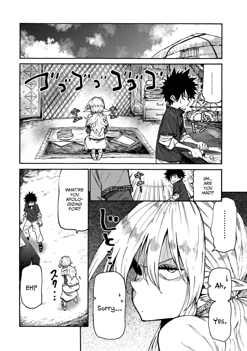 Mazumeshi Elf to Yuuboku-gurashi Chapter 35 page 6