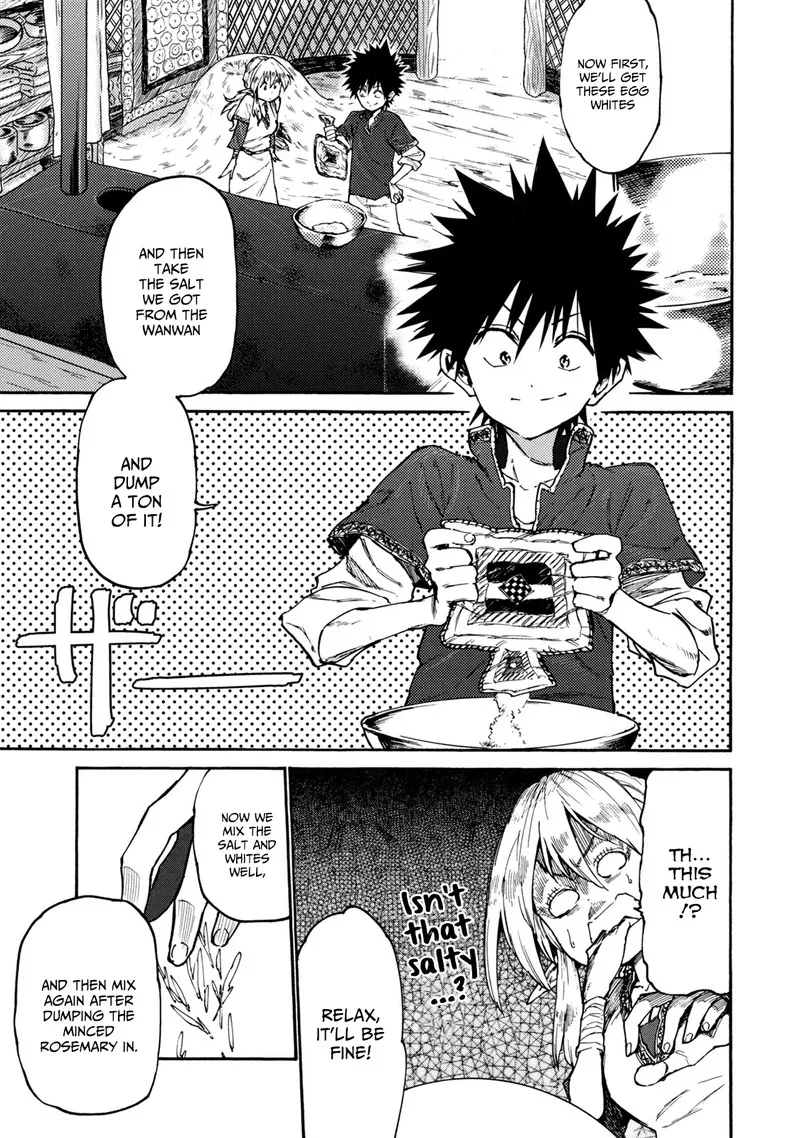 Mazumeshi Elf to Yuuboku-gurashi Chapter 35 page 13