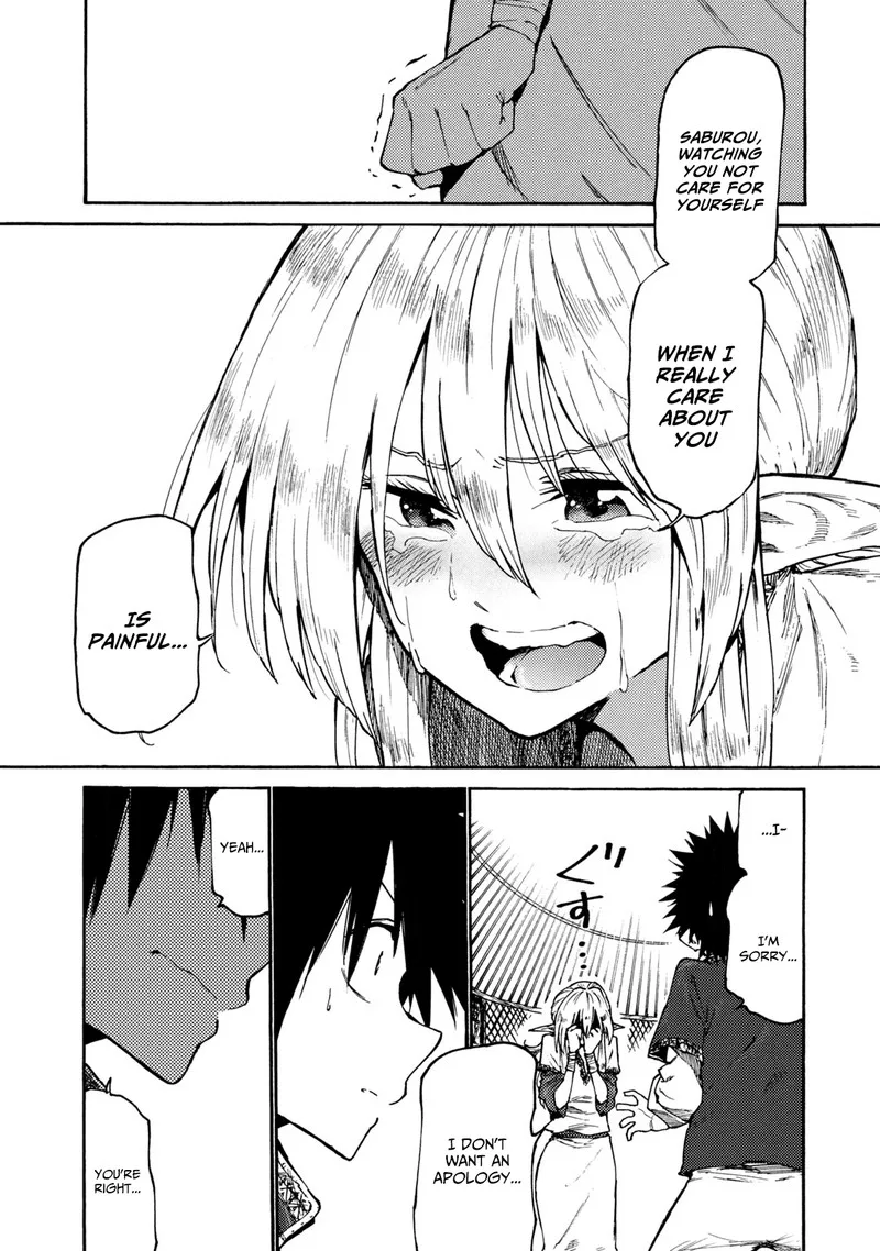 Mazumeshi Elf to Yuuboku-gurashi Chapter 35 page 9