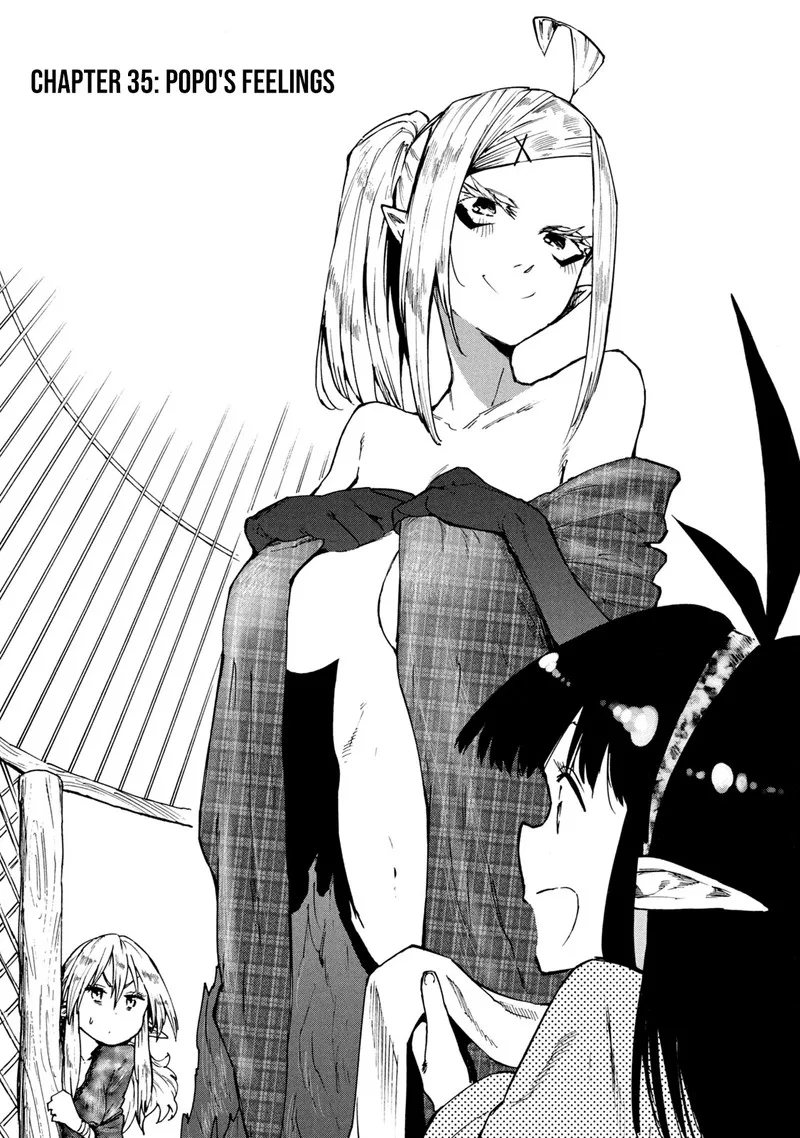 Mazumeshi Elf to Yuuboku-gurashi Chapter 35 page 1