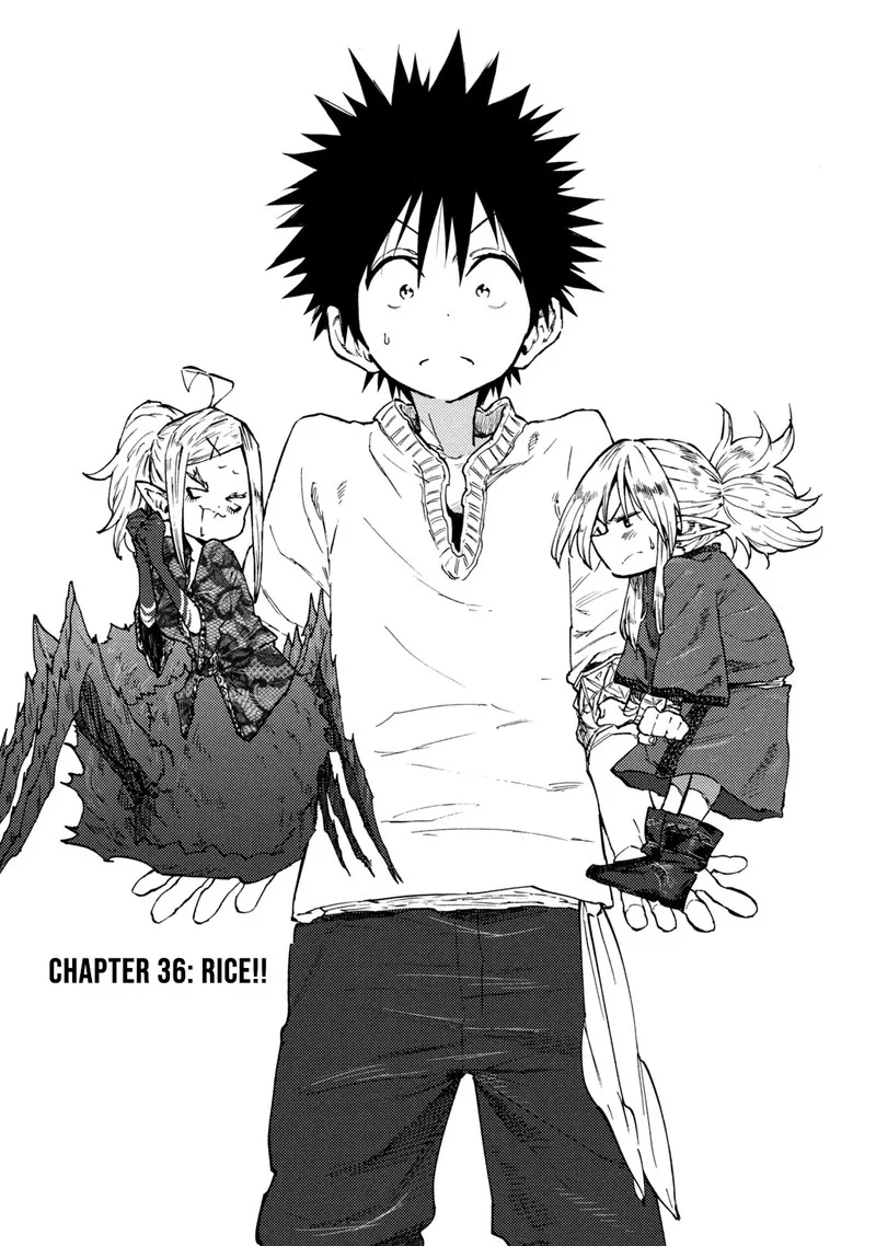 Mazumeshi Elf to Yuuboku-gurashi Chapter 36 page 1