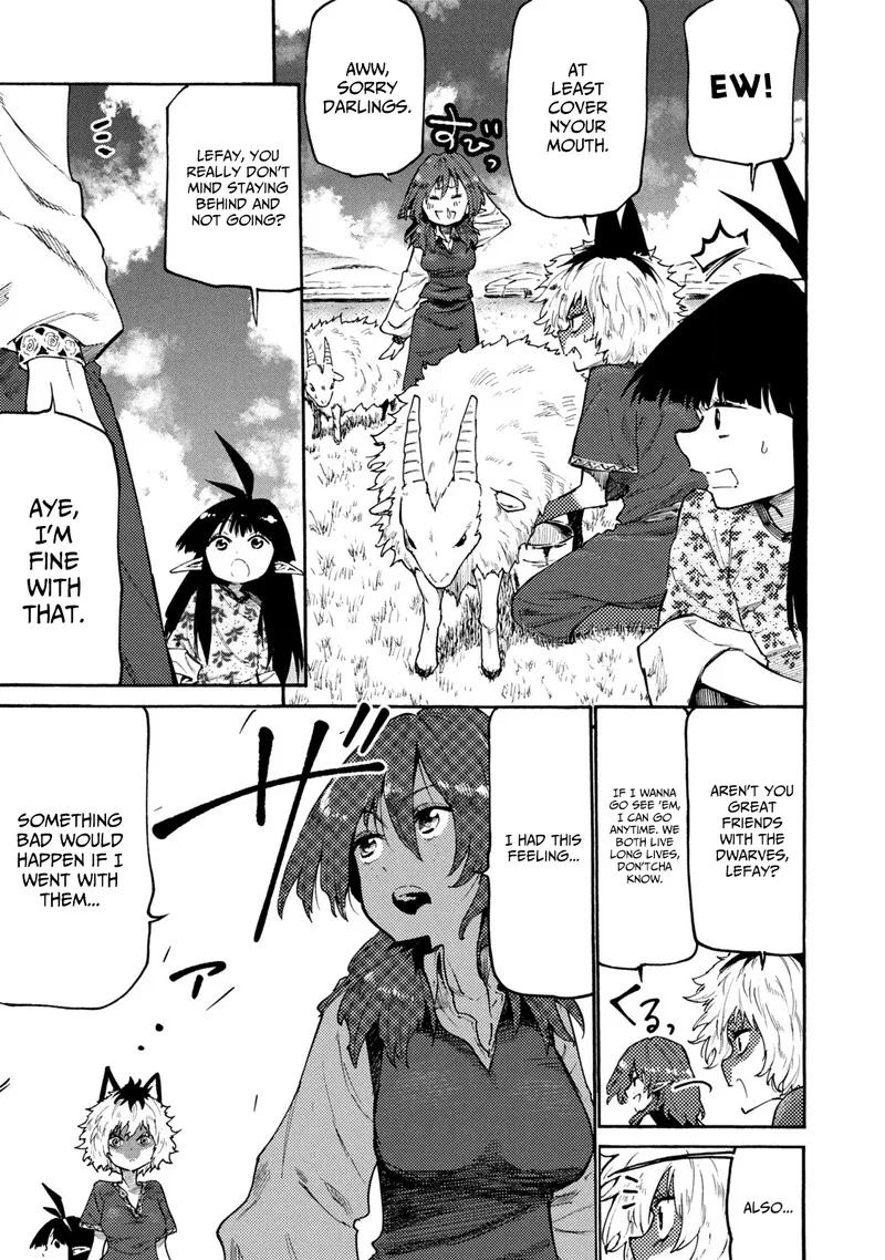 Mazumeshi Elf to Yuuboku-gurashi Chapter 37 page 5