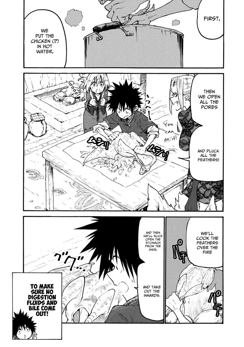 Mazumeshi Elf to Yuuboku-gurashi Chapter 38 page 11