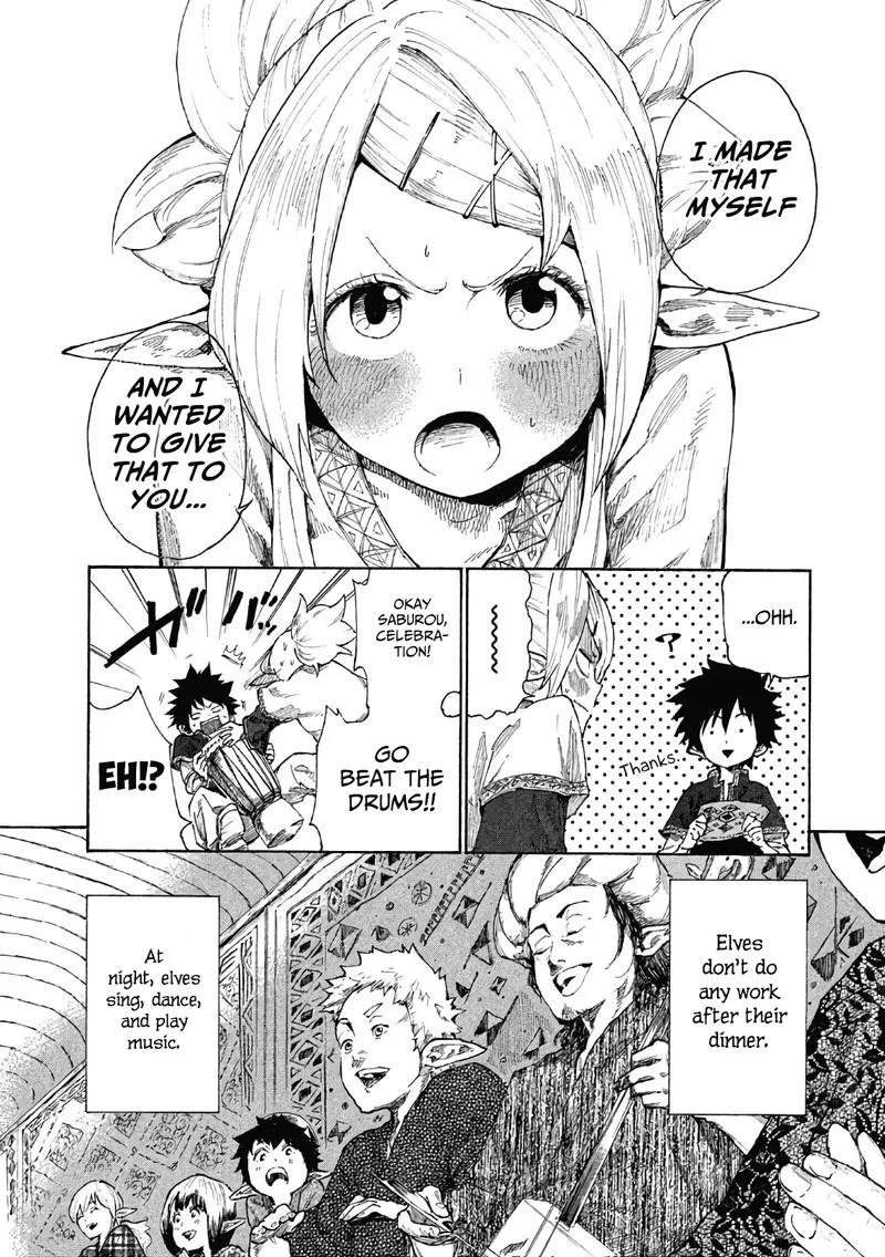 Mazumeshi Elf to Yuuboku-gurashi Chapter 4 page 9